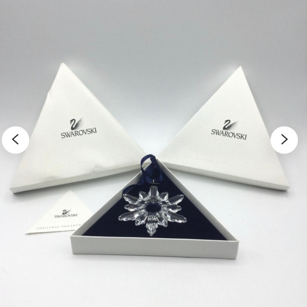 Swarovski 1998 and 2003 Ornaments. BNIB*** RARE!!